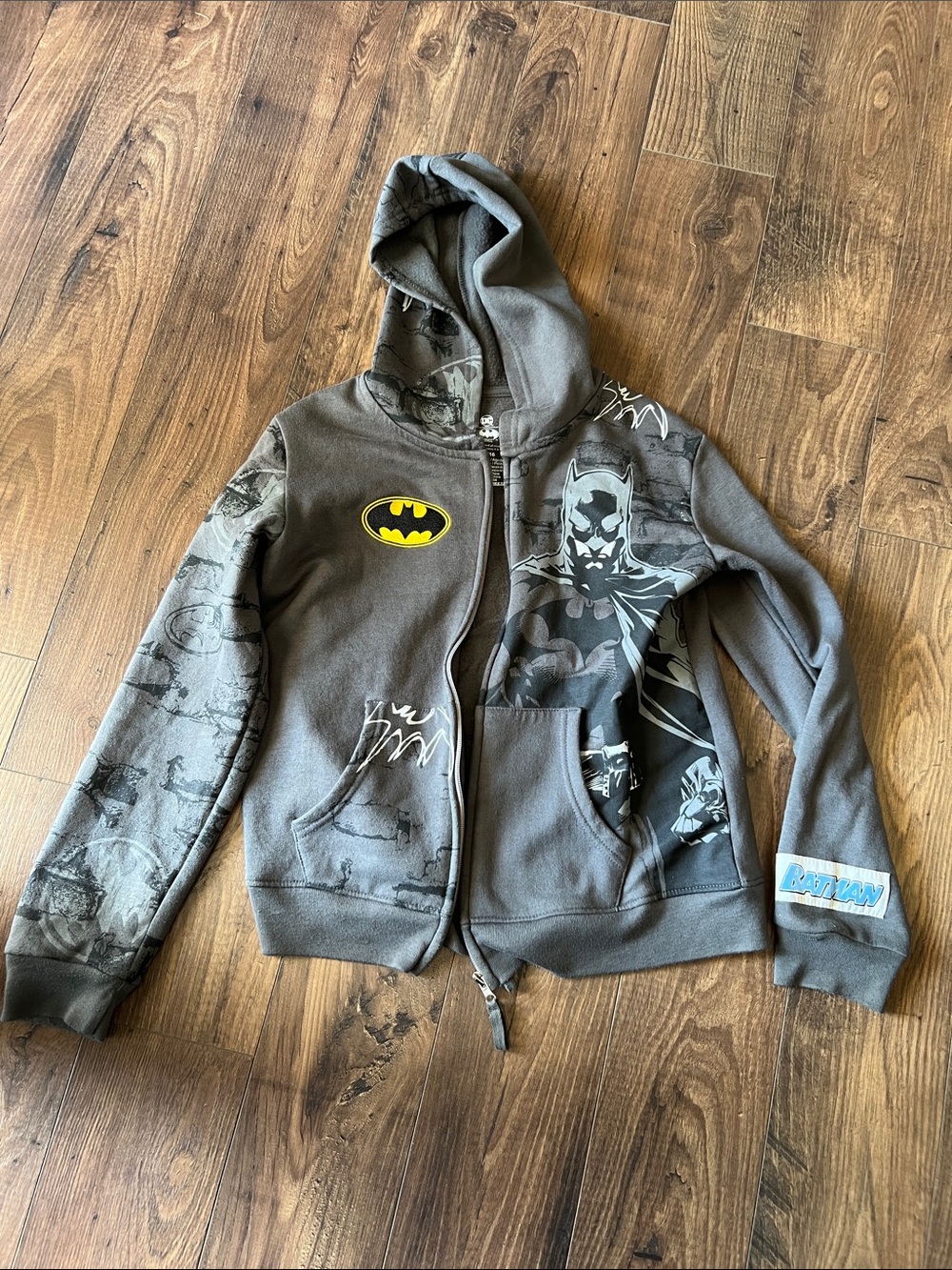 Batman Boys Zip-Up Hooded Jacket